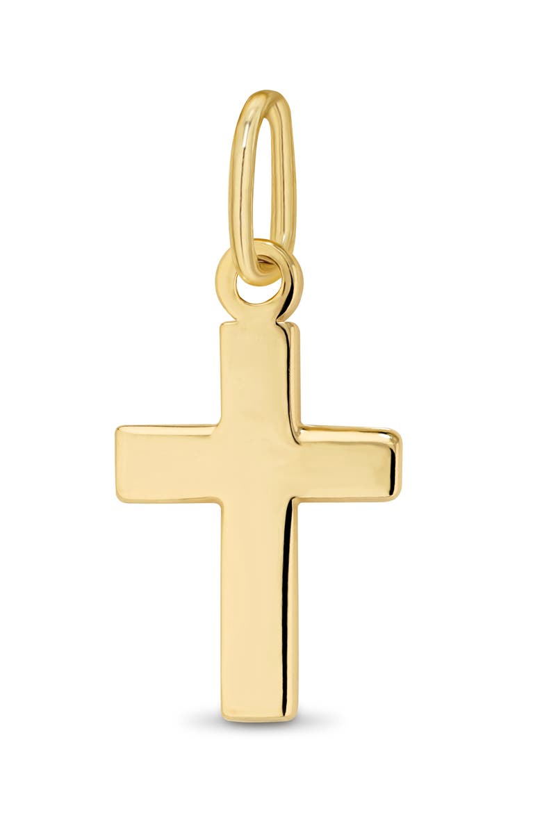 DEVATA Cross Pendant in 14K Gold, Main, color, Yellow Gold