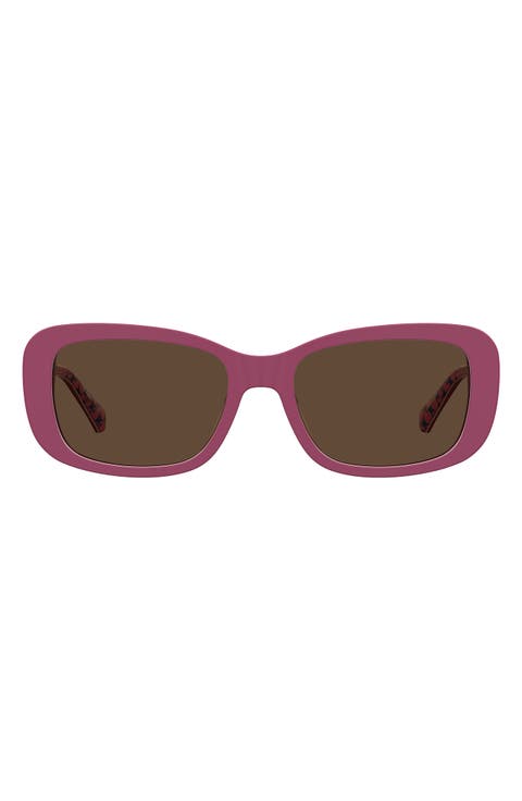 55mm Rectangular Sunglasses