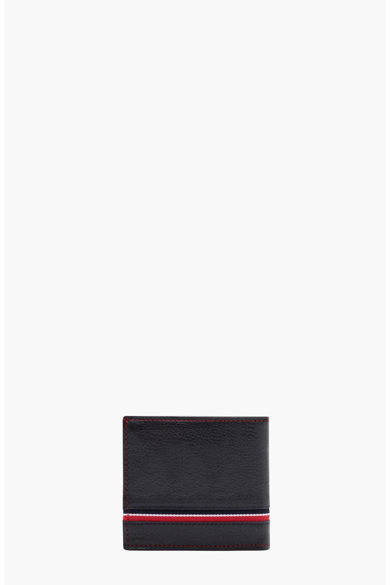 The Sailor Trifold Leather Wallet 529, Alternate, color, Navy