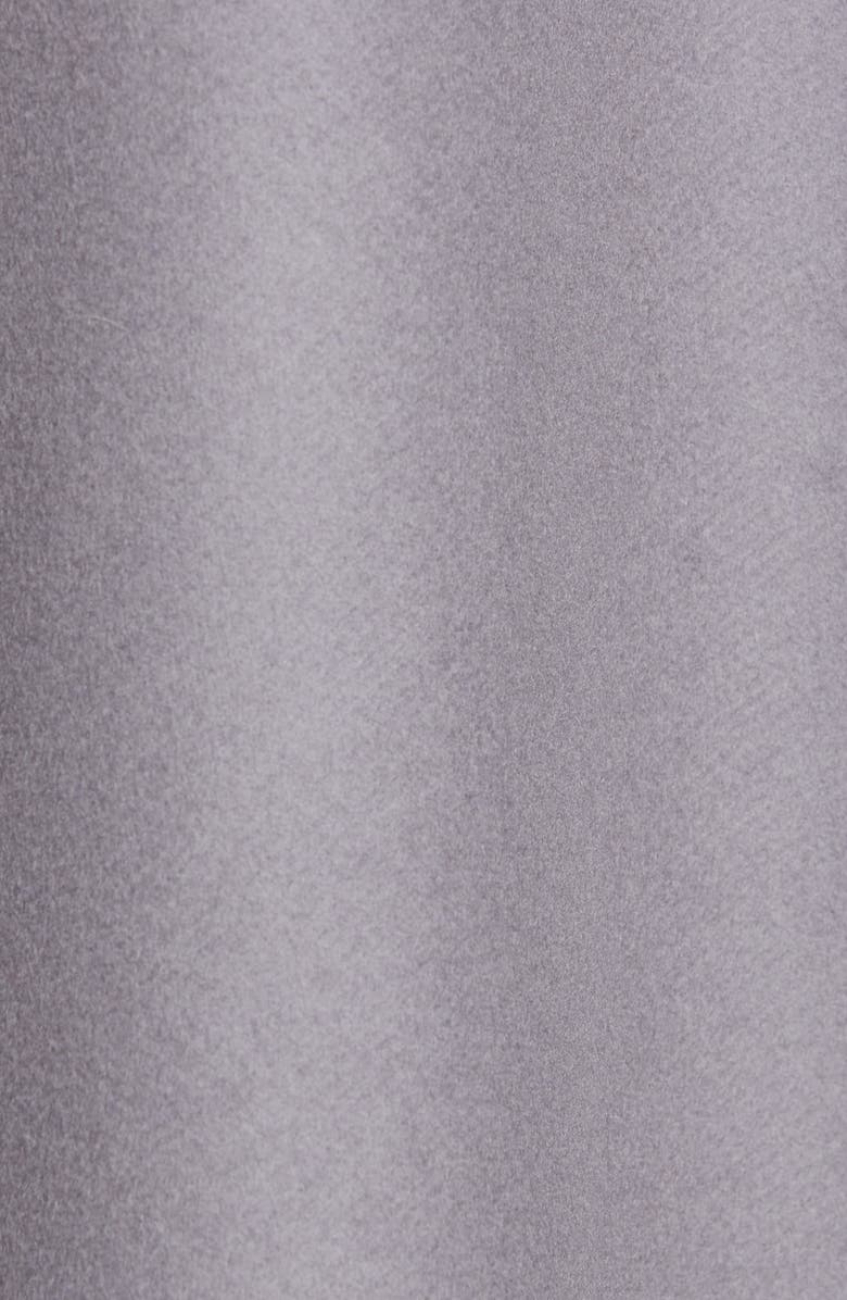 Rick Owens Slab Hooded Long Wool & Nylon Coat, Alternate, color, 