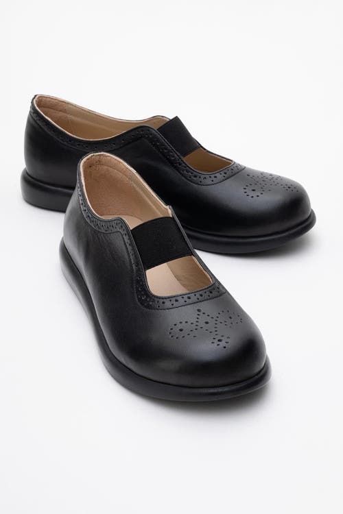 Forever & Always Shoes Chelle Elastic Leather Flat