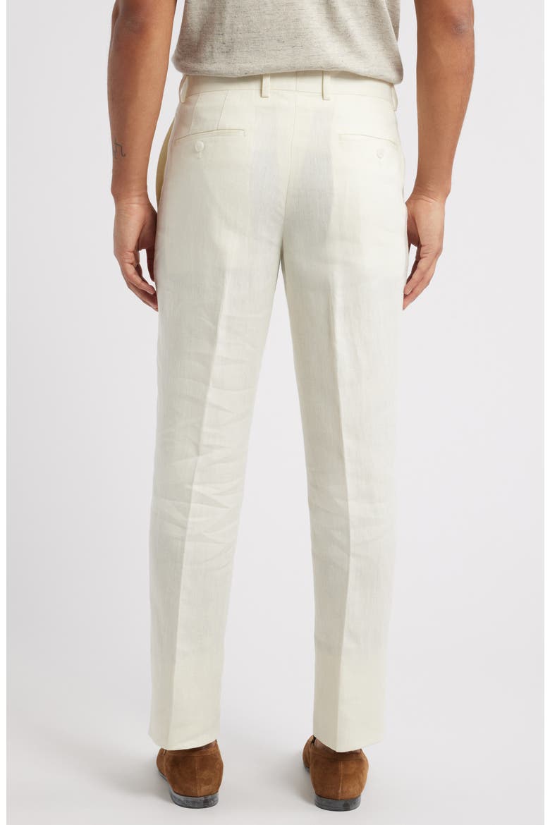Henrik Trim Fit Italian Linen Suit Separate Pants, Alternate, color, IVORY VANILLA
