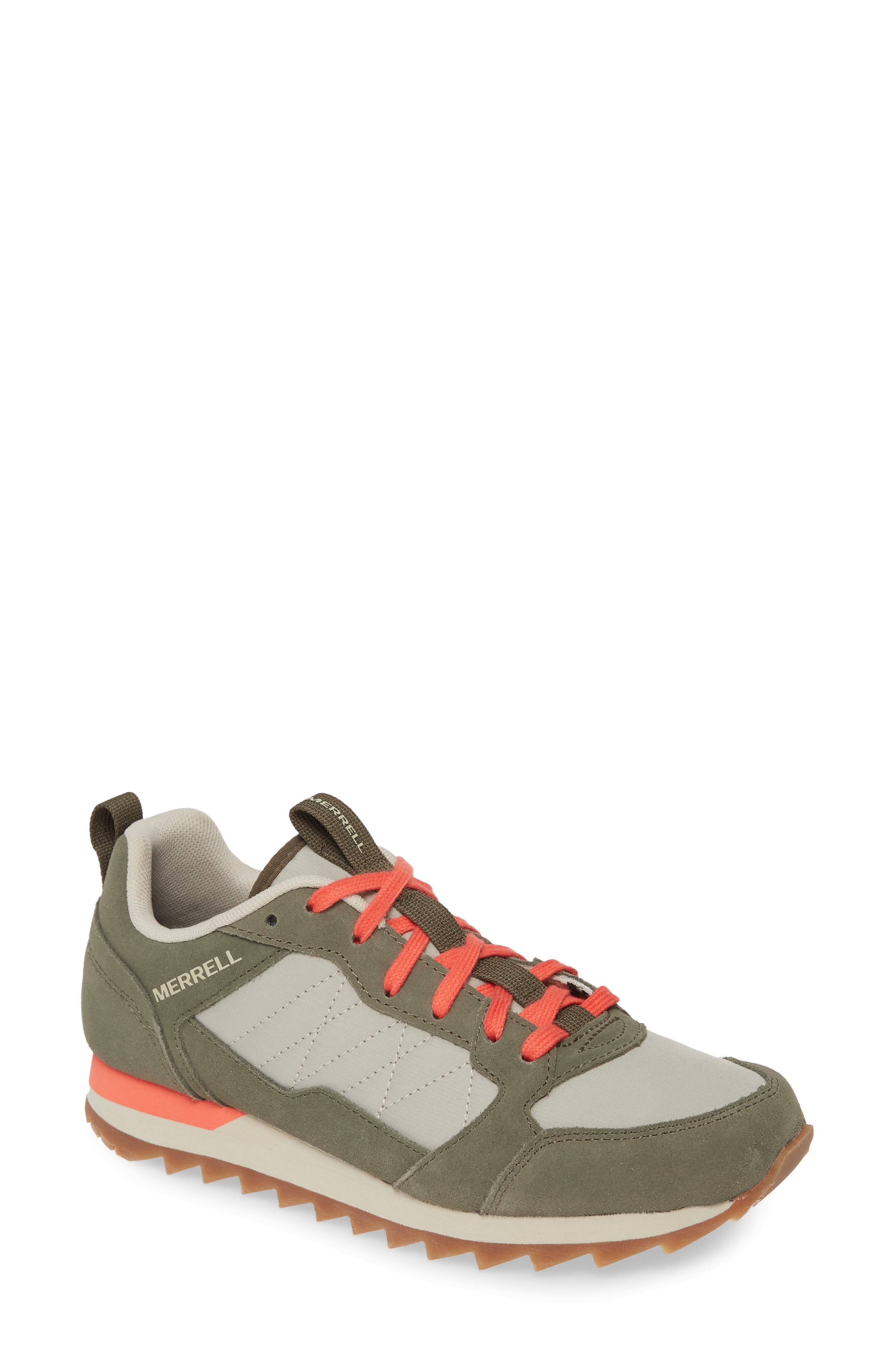 Alpine Sneaker, Main, color, SAGE/ OLIVE FABRIC