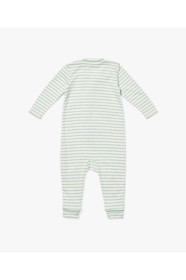 Ziggy Zip Romper, Alternate, color, seafoam stripe