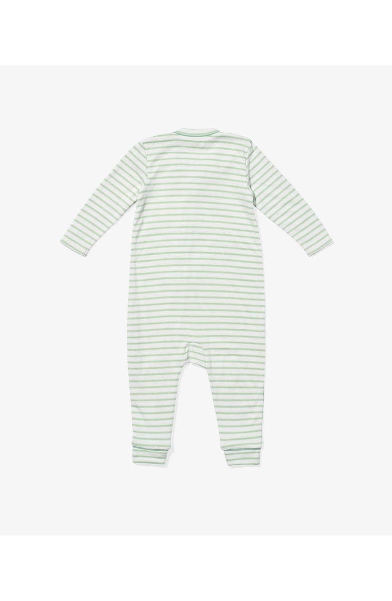 Oso and Me Ziggy Zip Romper, Alternate, color, Seafoam Stripe