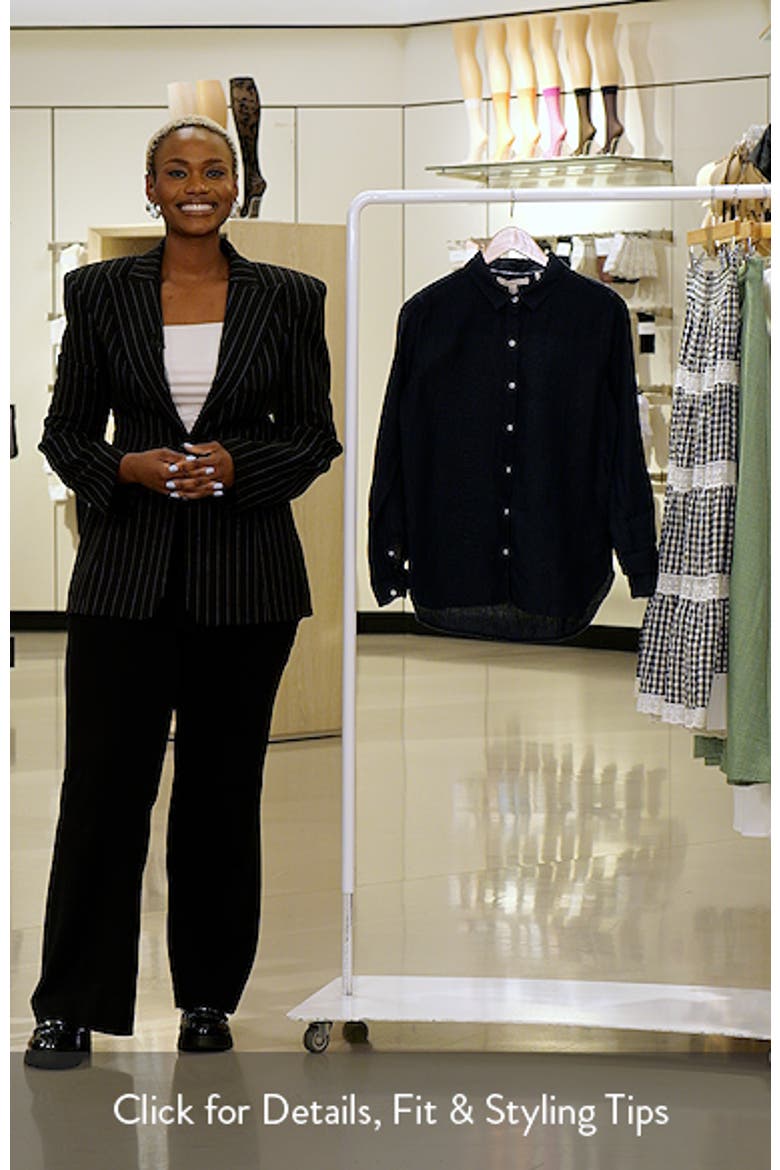 Marine Linen Button-Up Shirt video
