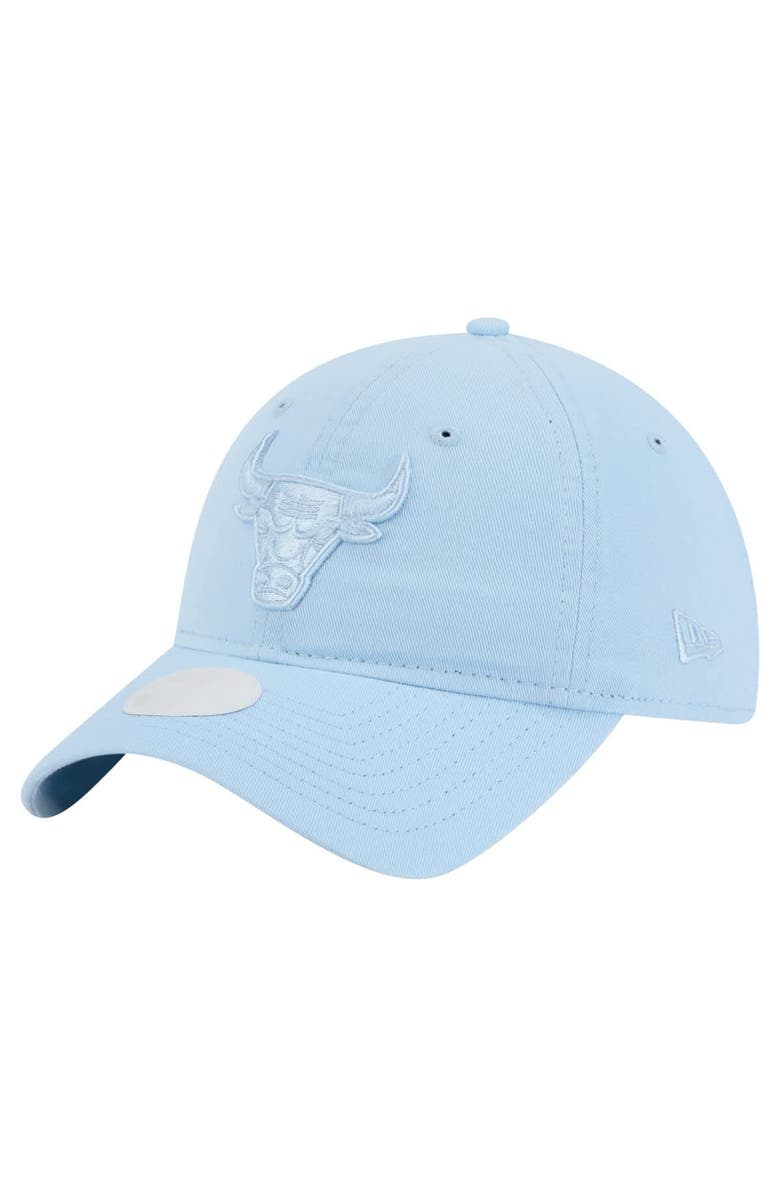 New Era Women's New Era Light Blue Chicago Bulls Colorpack 9TWENTY Adjustable Hat, Main, color, Light Blue