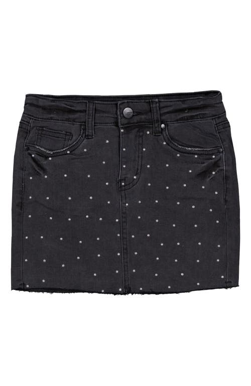 Shop Joe's Kids' Mina Studded Raw Hem Denim Skirt