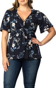 Kiyonna Abby Twist Front Top