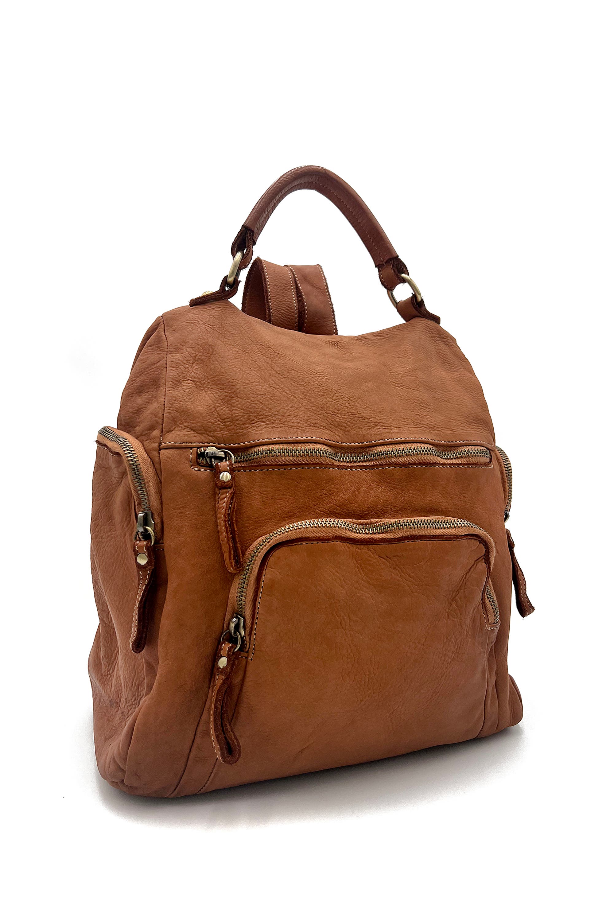 Bolsa Nova Mia Backpack, Alternate, color, Cognac