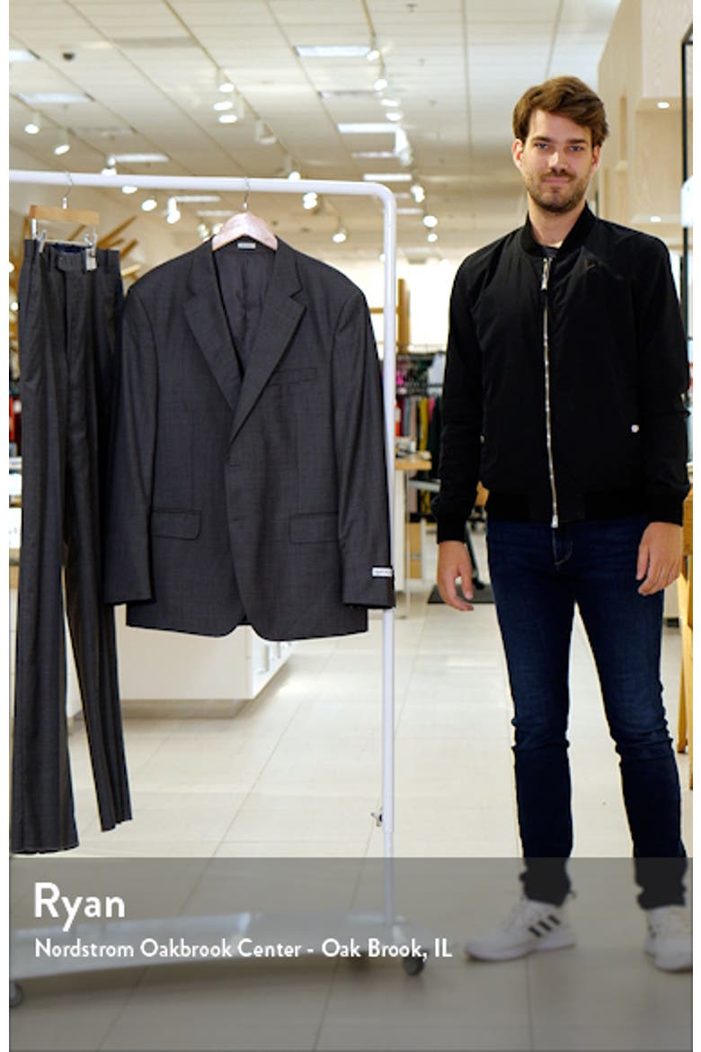 Classic Fit Solid Wool Suit video