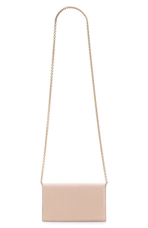 Shop Chloé Iconic Wallet On A Chain In 6j5 Cement Pink