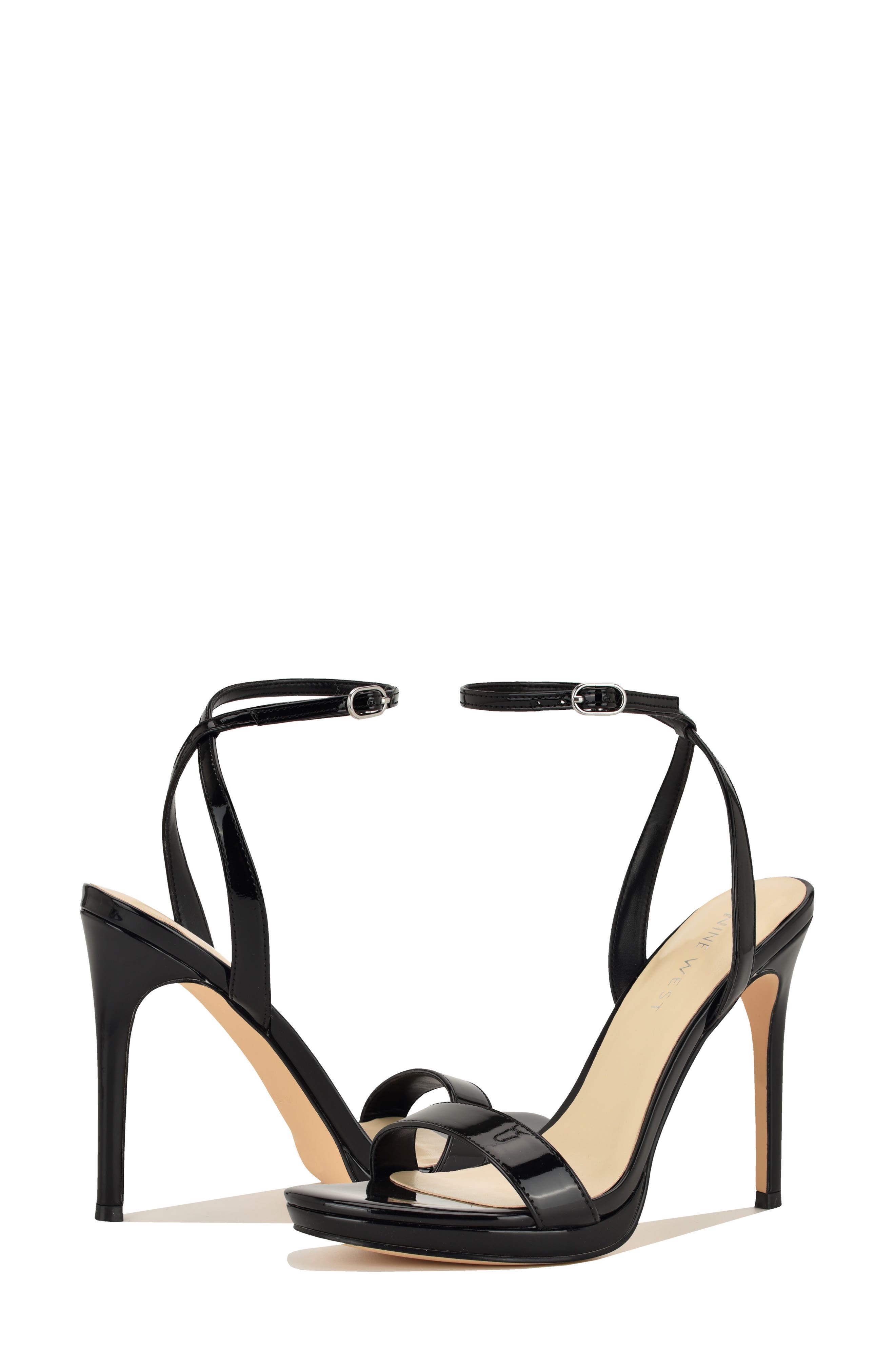 Nine West Lorent Sandal, Alternate, color, Black