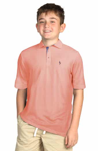 Kids' Perforated Mesh Polo