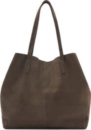 MANGO Suede Shopper Bag