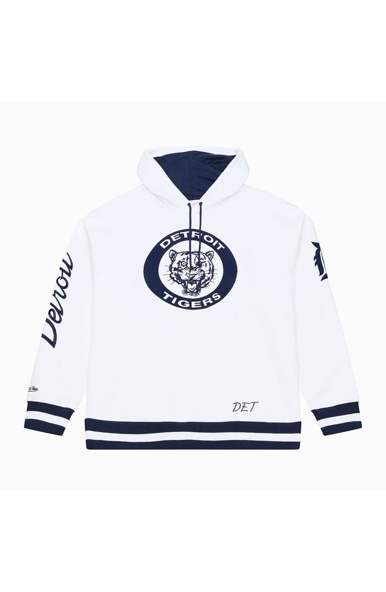 Mitchell & Ness Men's Mitchell & Ness  White Detroit Tigers Cooperstown Collection Fleece Hoodie, Main, color, White