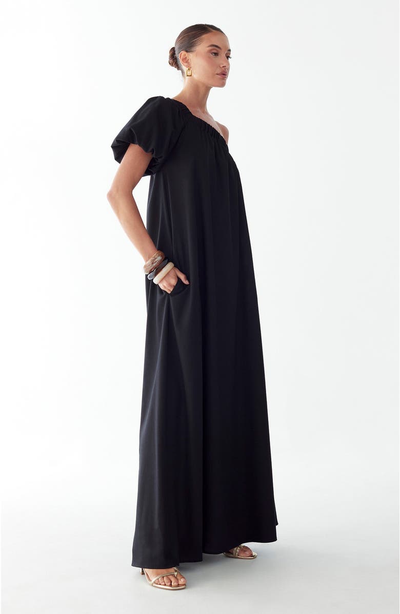 ST MRLO Jolie Maxi Dress, Alternate, color, Black