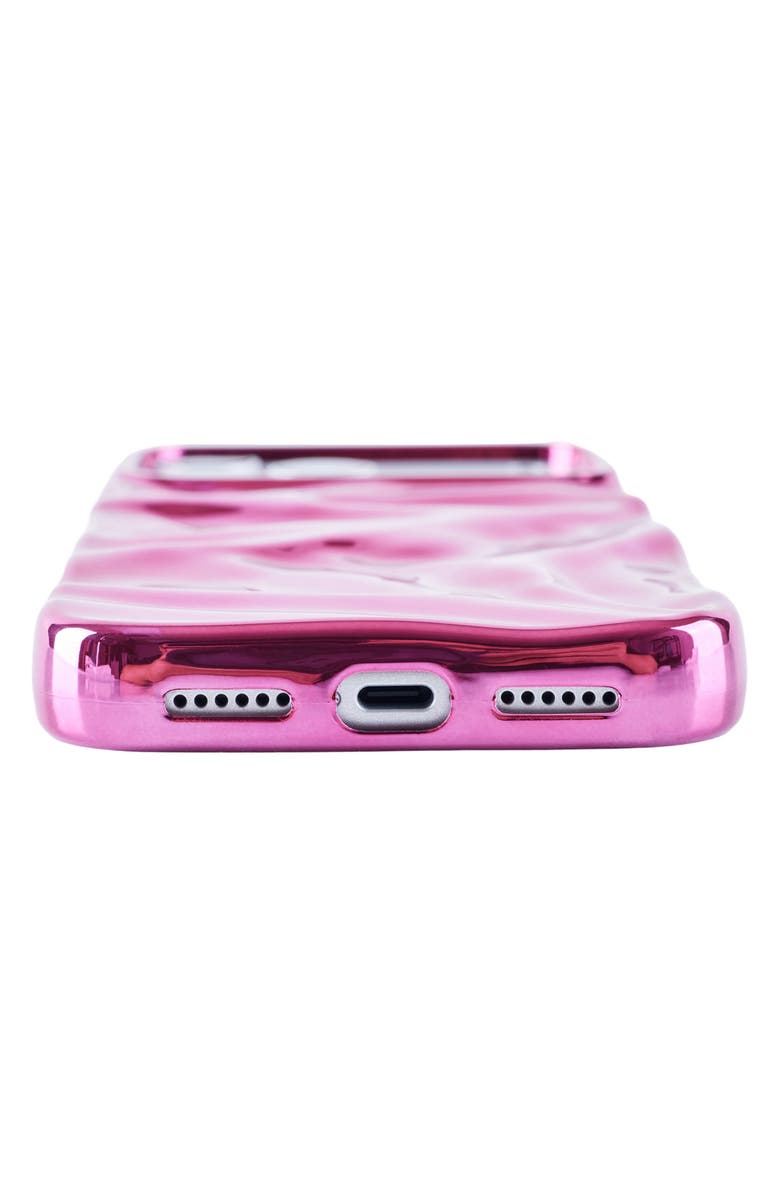 Auramma Crinkles iPhone 17 Pro Max, Alternate, color, Fuchsia