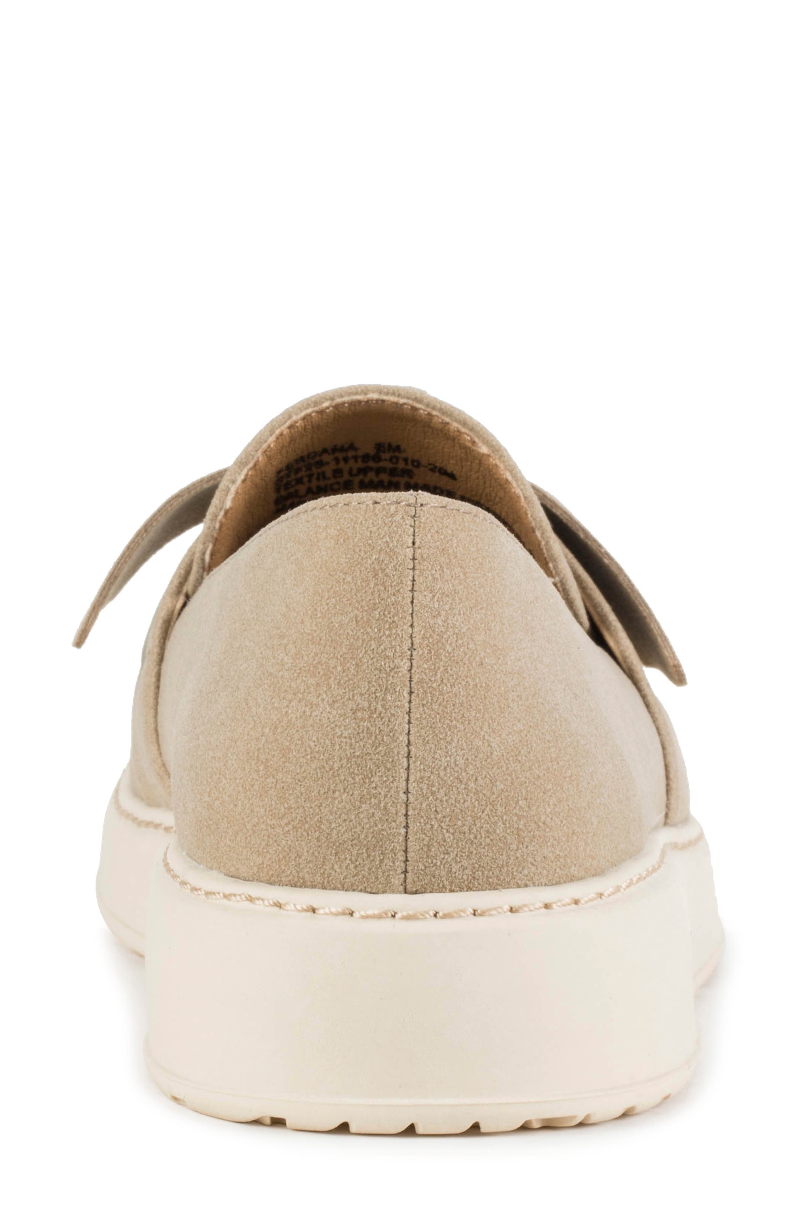 Ferdana Moc Toe Slip-On Loafer, Alternate, color, TAUPE