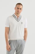 Brunello Cucinelli Cotton knit vest with logo