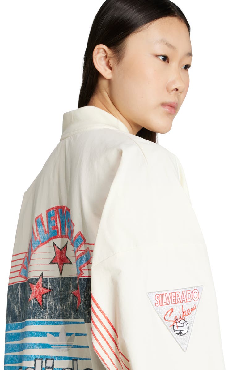 adidas Silverado Spike Sweatshirt, Alternate, color, Cream White