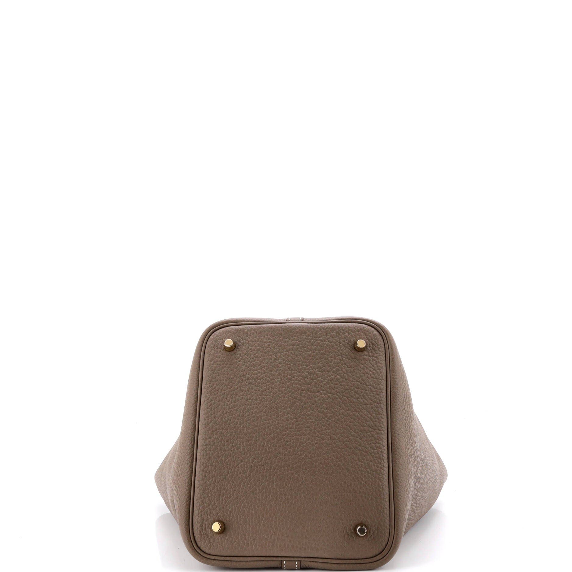 Pre-Owned Hermes Picotin Lock Bag Clemence MM, Alternate, color, Etoupe