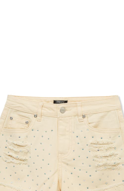Truce Kids' Embellished Distressed Shorts