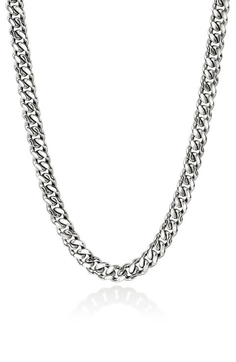 Curb Chain Necklace, 11mm