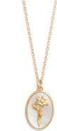 Set & Stones Katrina Birth Flower Pendant Necklace