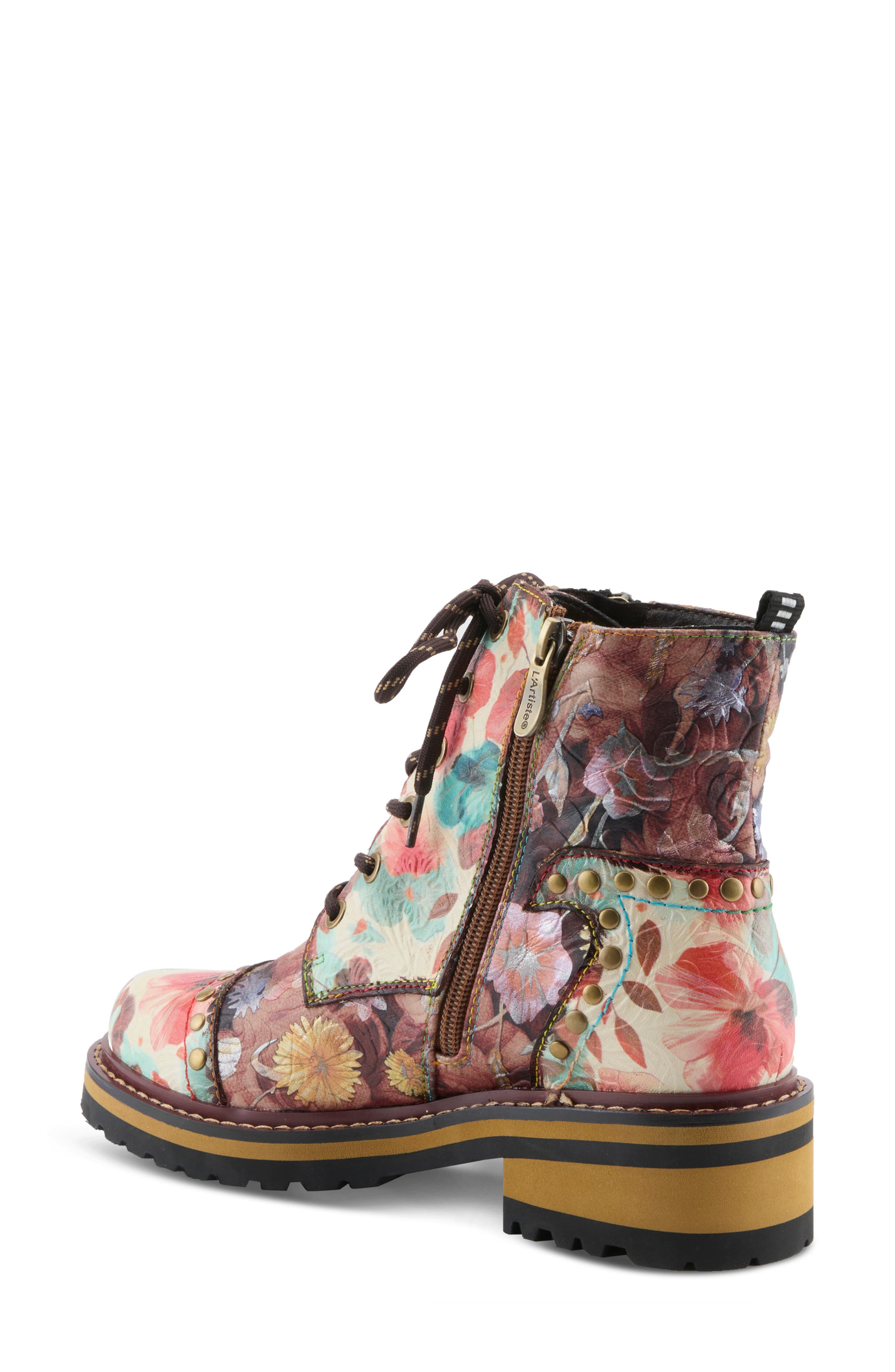Rugup Lace-Up Boot, Alternate, color, BROWN MULTI