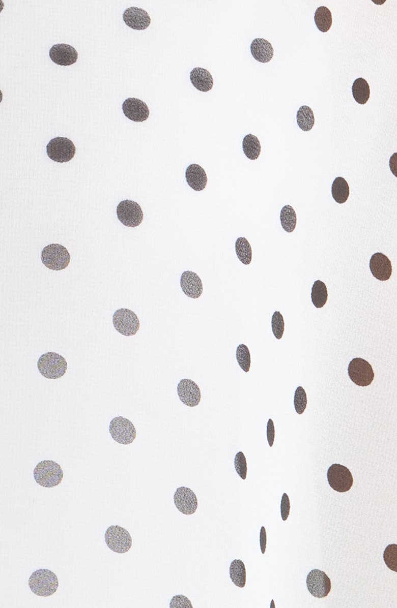 PacSun Coco Polka Dot Chiffon Poncho, Alternate, color, Polka Dot