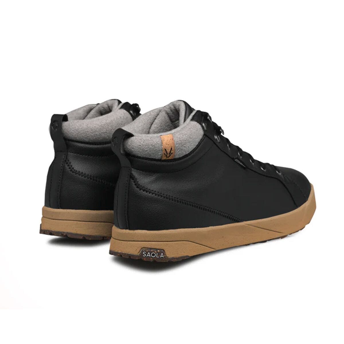 Saola Bergen Waterproof Warm Shoe - Men's, Alternate, color, Black/Tobacco