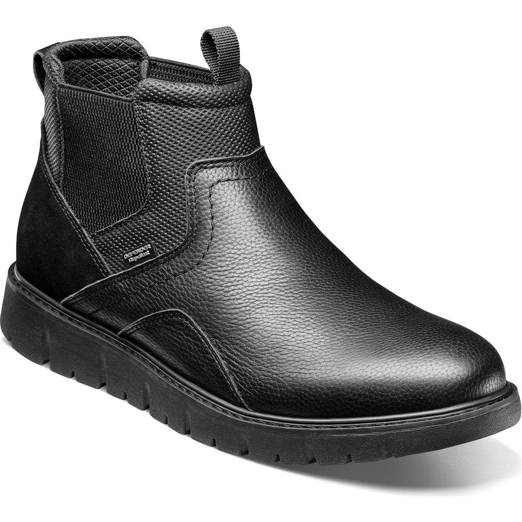 Nunn Bush Karnak Plain Toe Chelsea Boot In Black
