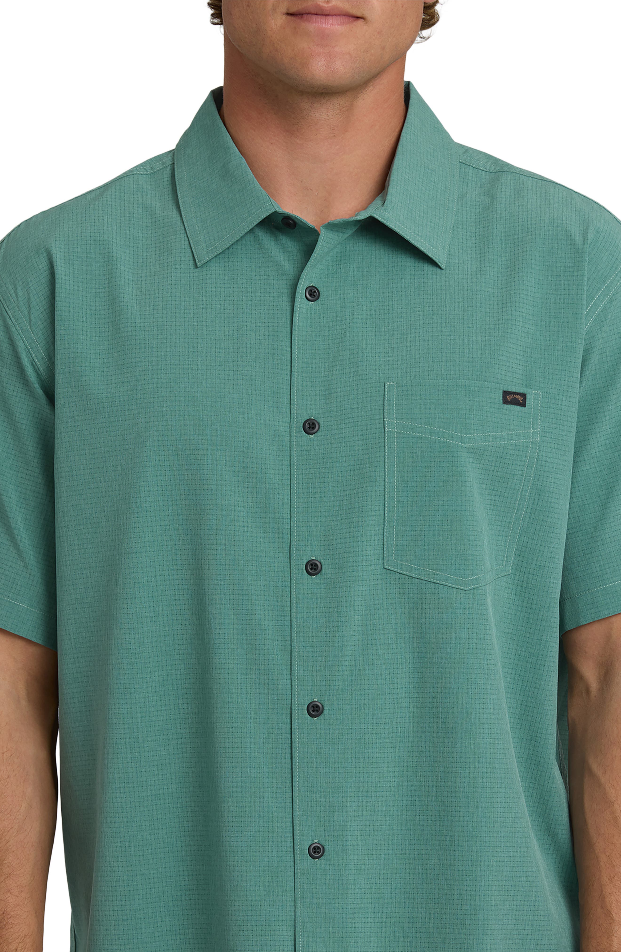 Surftrek Print Short Sleeve Button-Up Shirt - image 2