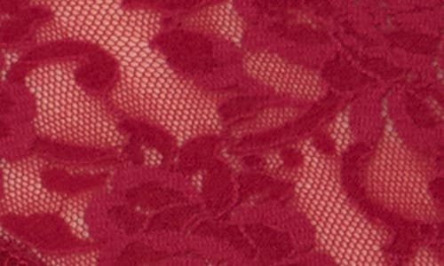 Hanky Panky 'signature Lace' Brazilian Bikini In Dark Pomegranate Red