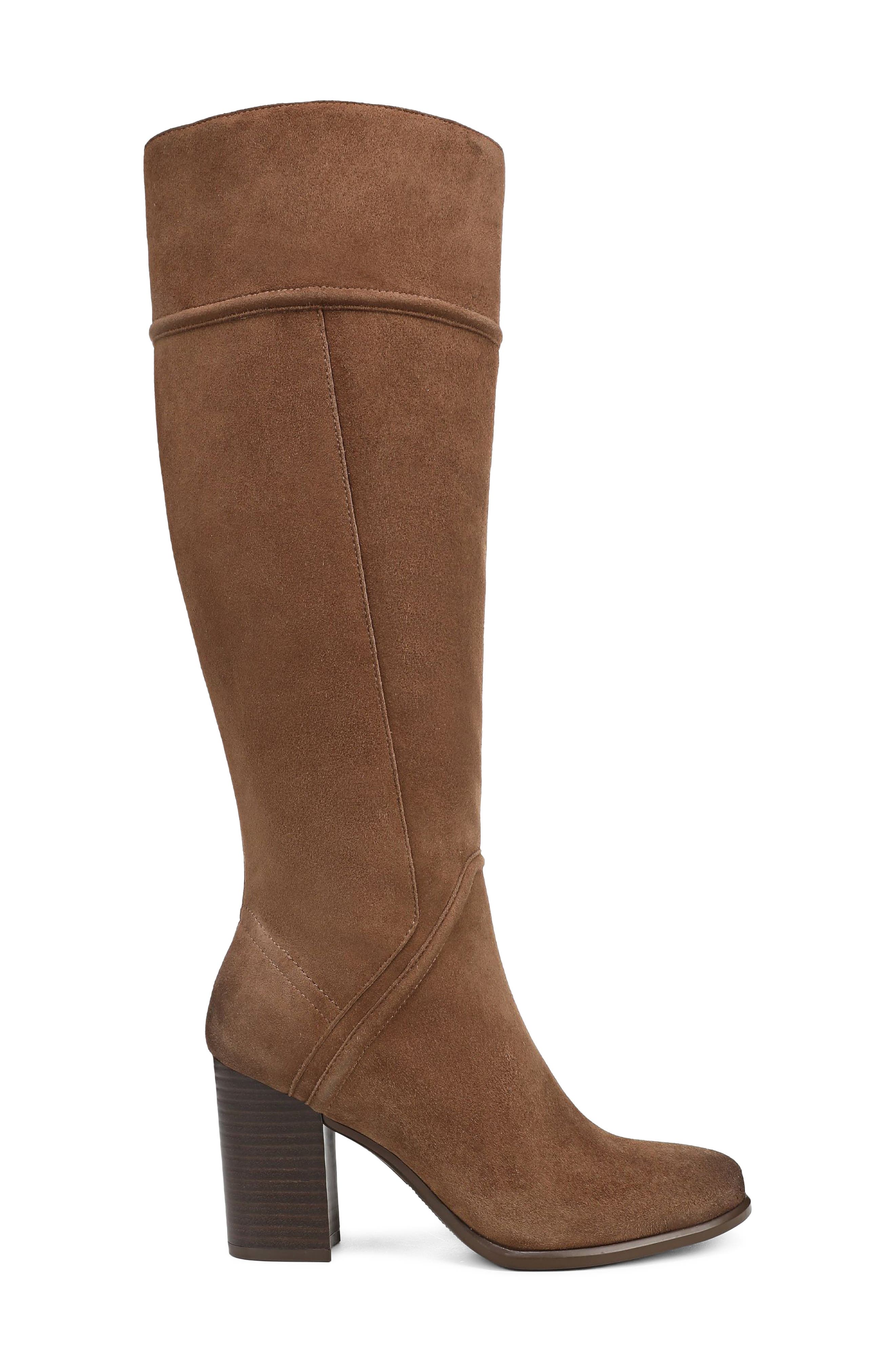 Lexa Leather Knee High Boot, Alternate, color, SMOKED MAPLE