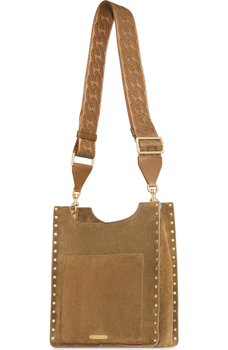 Rebecca Minkoff Medium Darren Feed Crossbody Bag, Alternate, color, Praline