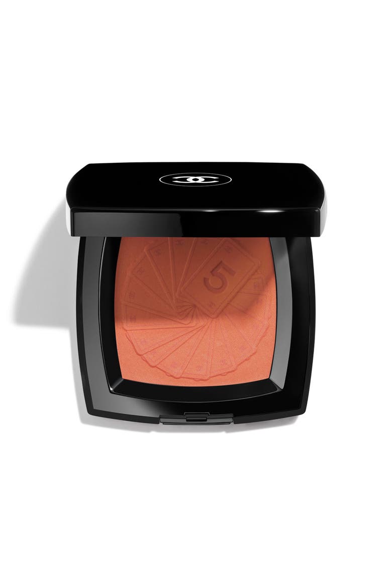 LES TAROTS DE CHANEL Matte Powder Blush, Main, color, BLOOD ORANGE