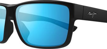Uila 62mm PolarizedPlus2<sup>®</sup> Oversize Rectangular Sunglasses