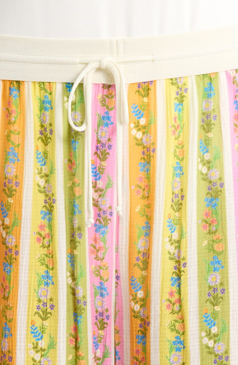 Hutch Riviera Sequin Wide Leg Pants, Alternate, color, Folksy Floral Stripe Multi