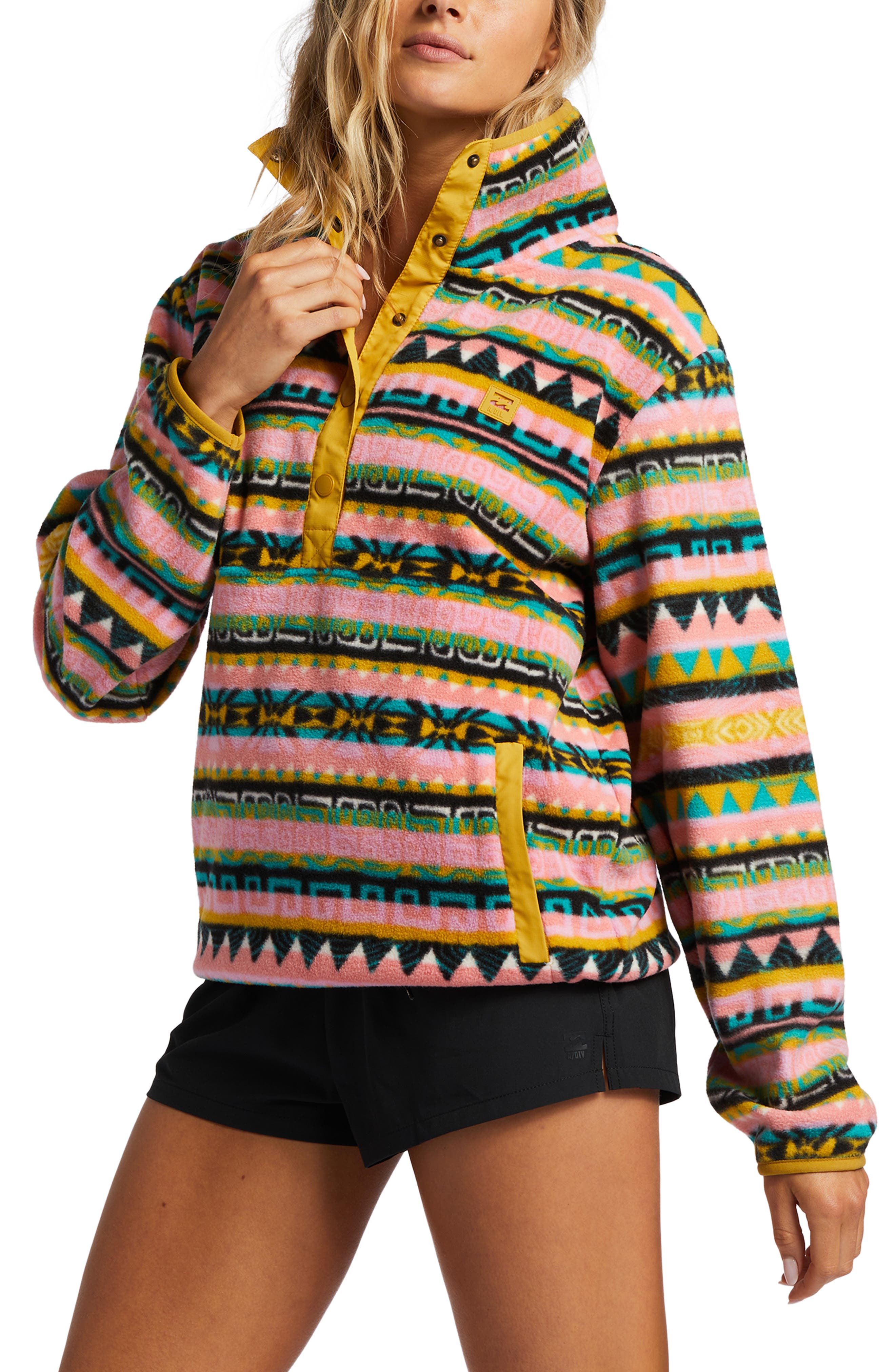 Billabong Switchback Lite Stripe Fleece Pullover