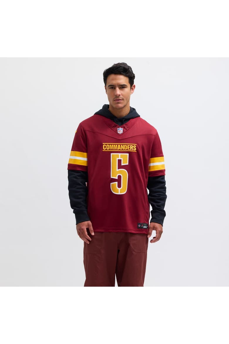 Men's Nike Jayden Daniels Burgundy Washington Commanders Vapor F.U.S.E. Limited Jersey, Alternate, color, Burgundy