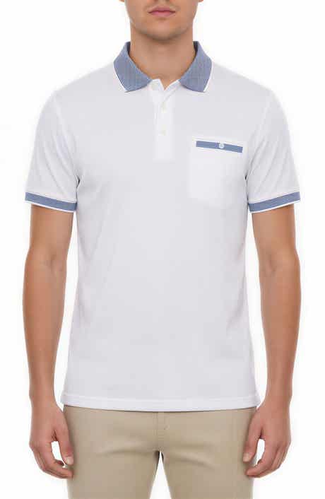 Victor Emmanuel Tipped Knit Polo