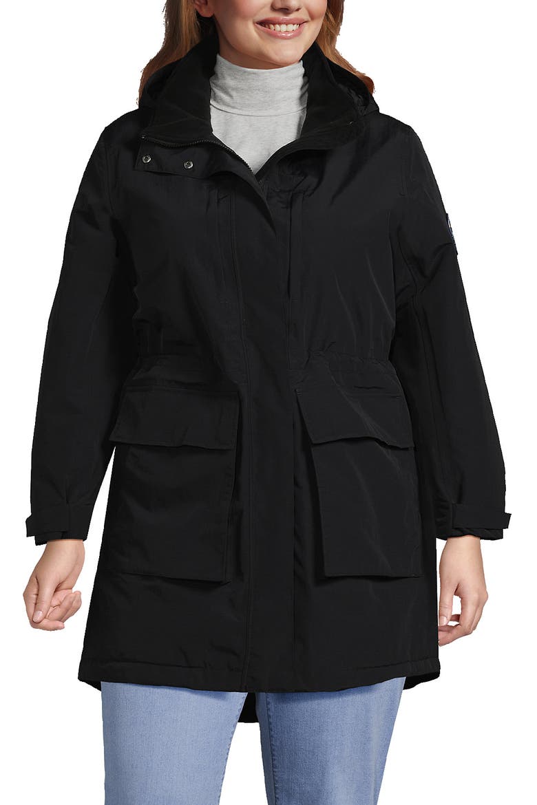 Plus Size Squall Waterproof Insulated Parka, Main, color, Black