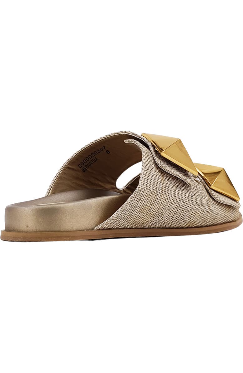 SHUSHOP Bernarda Studded Slide Sandal, Alternate, color, Gold Woven