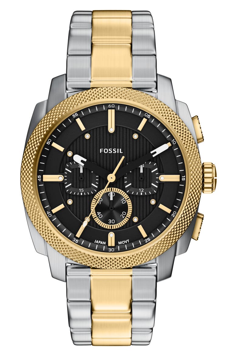 Machine Chronograph Two-Tone Bracelet Watch, 44mm, Main, color, TWO TONE