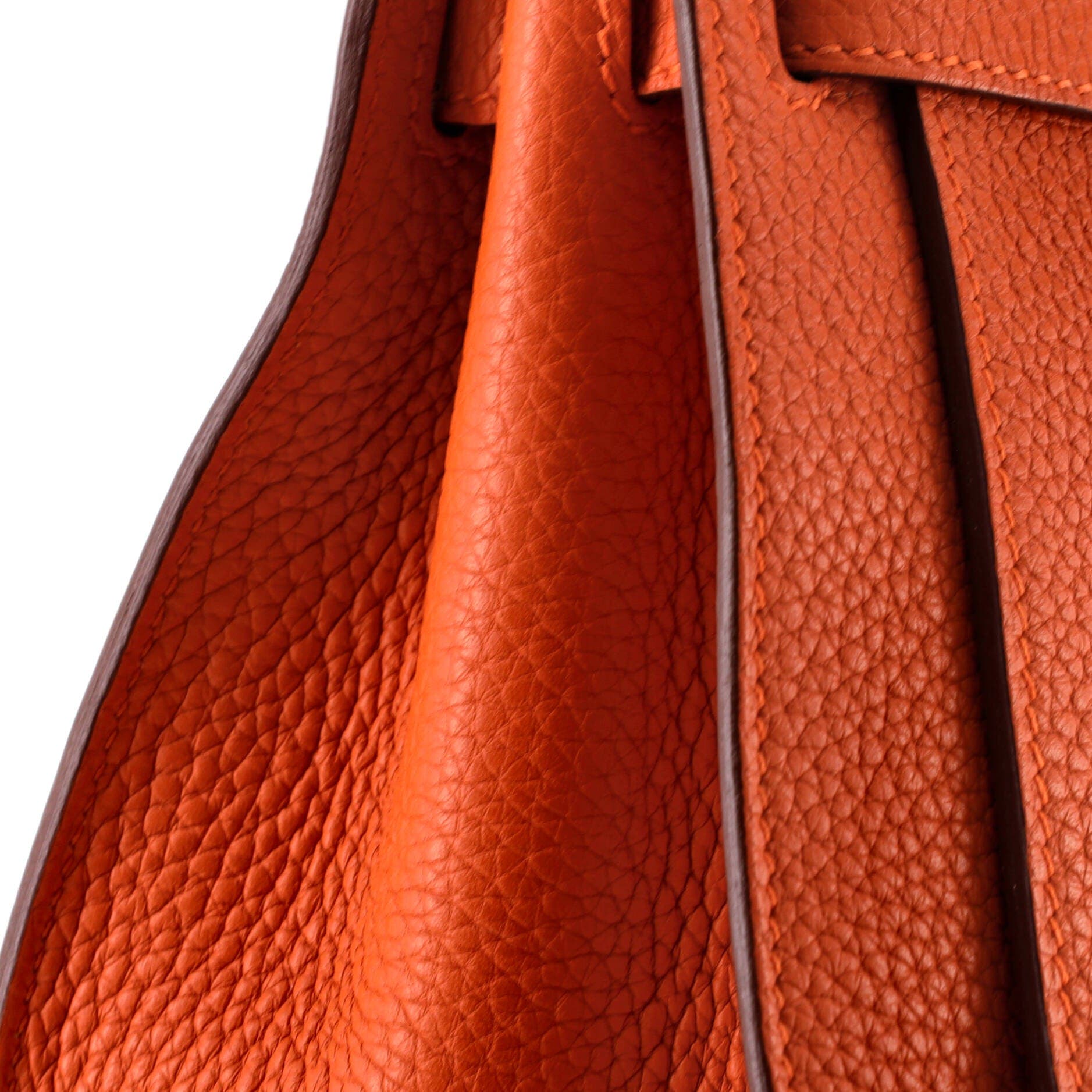 Pre-Owned Hermes Jypsiere Bag Clemence 28, Alternate, color, Orange H