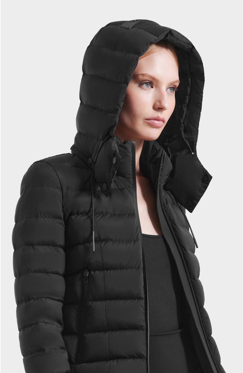 Rudsak Melissa Lightweight Down Puffer, Alternate, color, Black