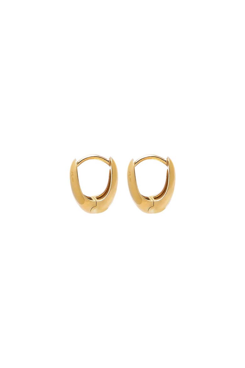 Bold Dome Huggie Earring 14K, Alternate, color, 14K Gold