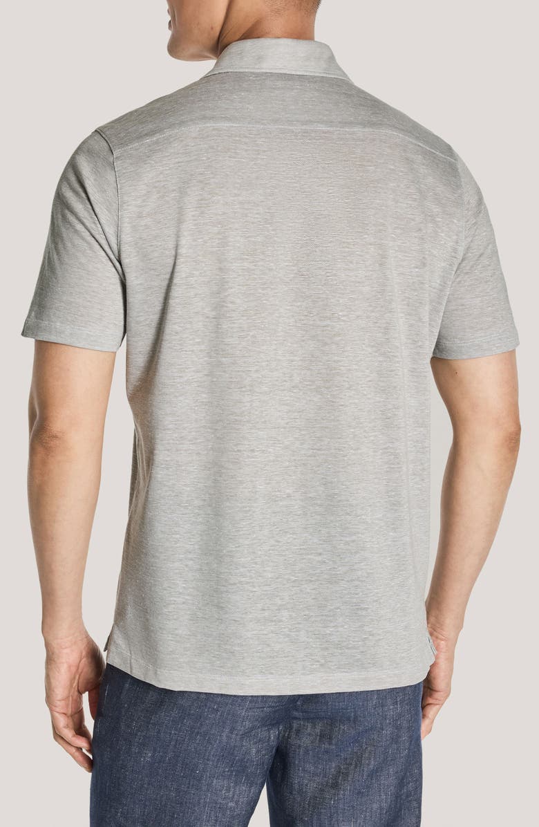 Jack Victor Davis Cotton & Linen Polo, Alternate, color, 